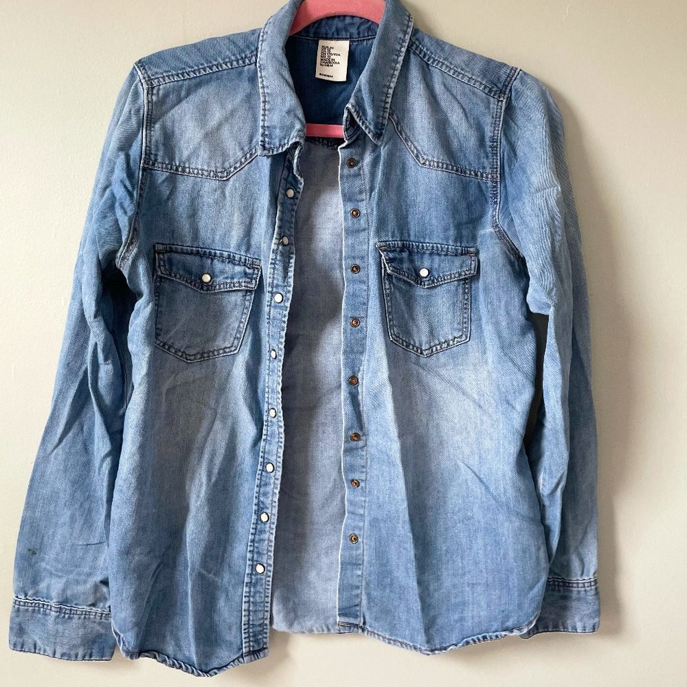 H&M Denim button down